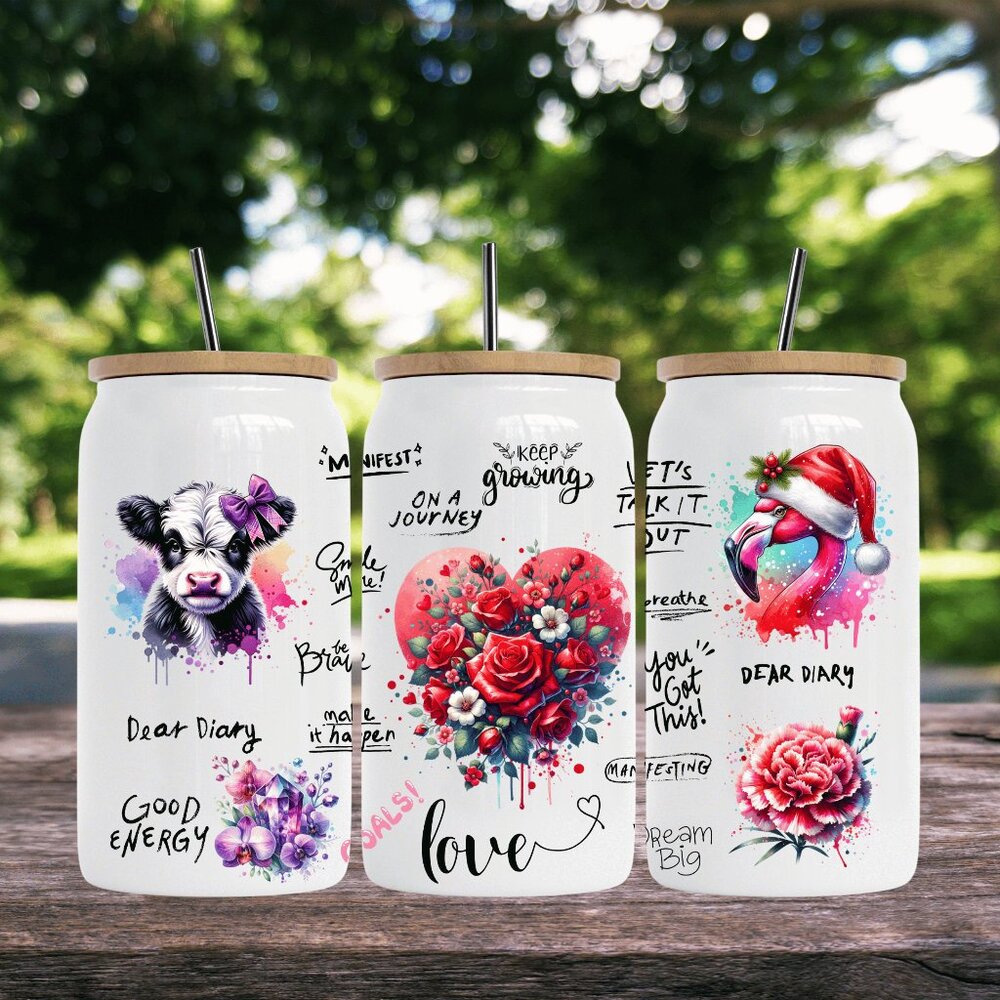 16 oz CAN TUMBLER WITH BAMBOO LID